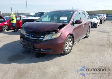 2016 Honda Odyssey Ex-L from USA, damaged, VIN 5FNRL5H67GB037255